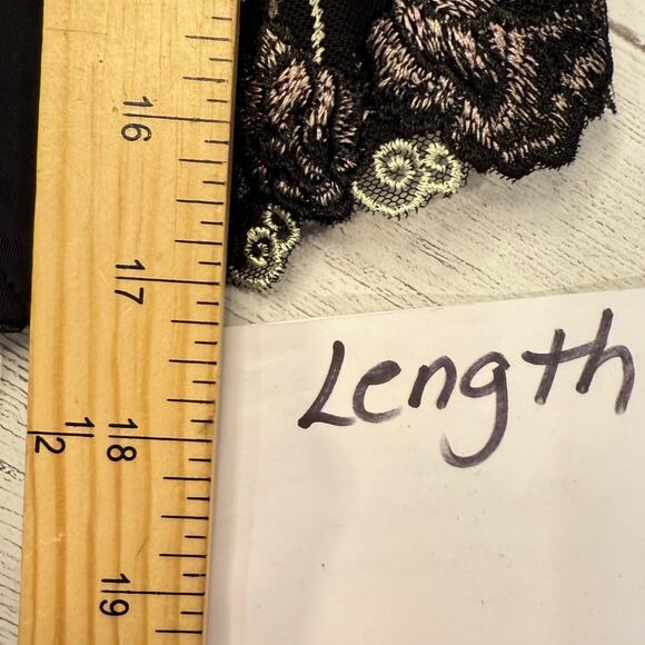 VTG Donna L'oren Y2K black lace corset 34C whimsygoth coquette grunge witchy emo - Picture 3 of 10